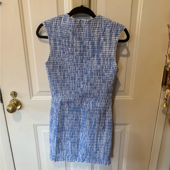 Blue and white gingham dress - Picture 3 of 3